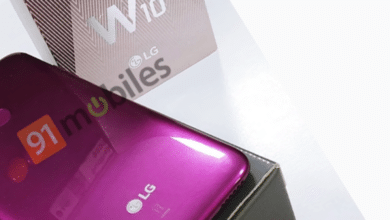 تسريب صور حية لهاتف LG W10