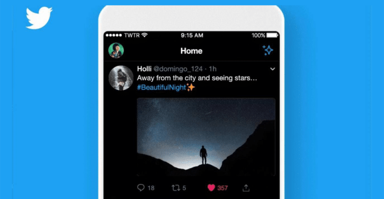 ميزة الوضع المظلم تشق طريقها إلى تطبيق تويتر