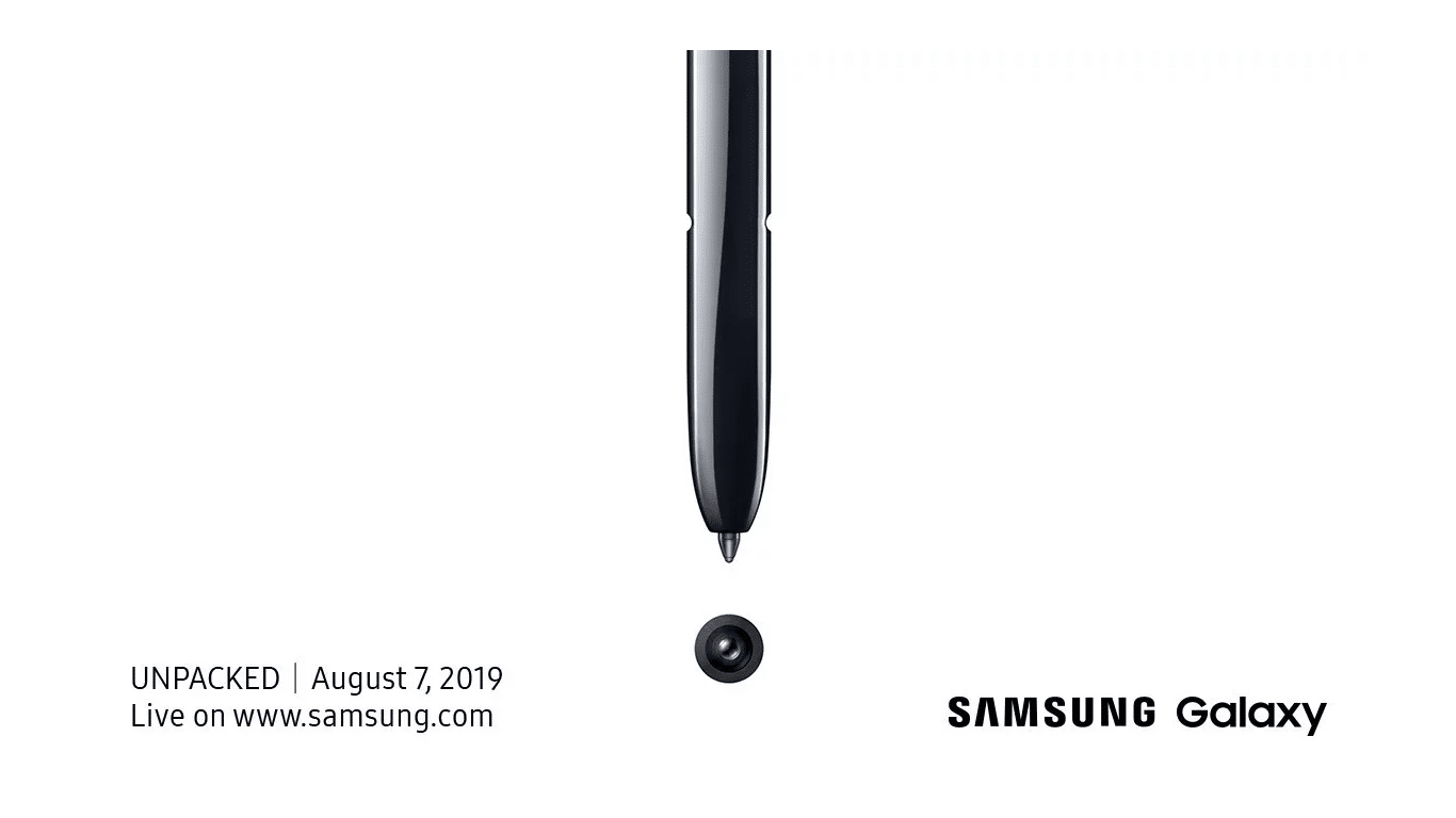 شركة سامسونج تعلن عن موعد إطلاق Galaxy Note 10