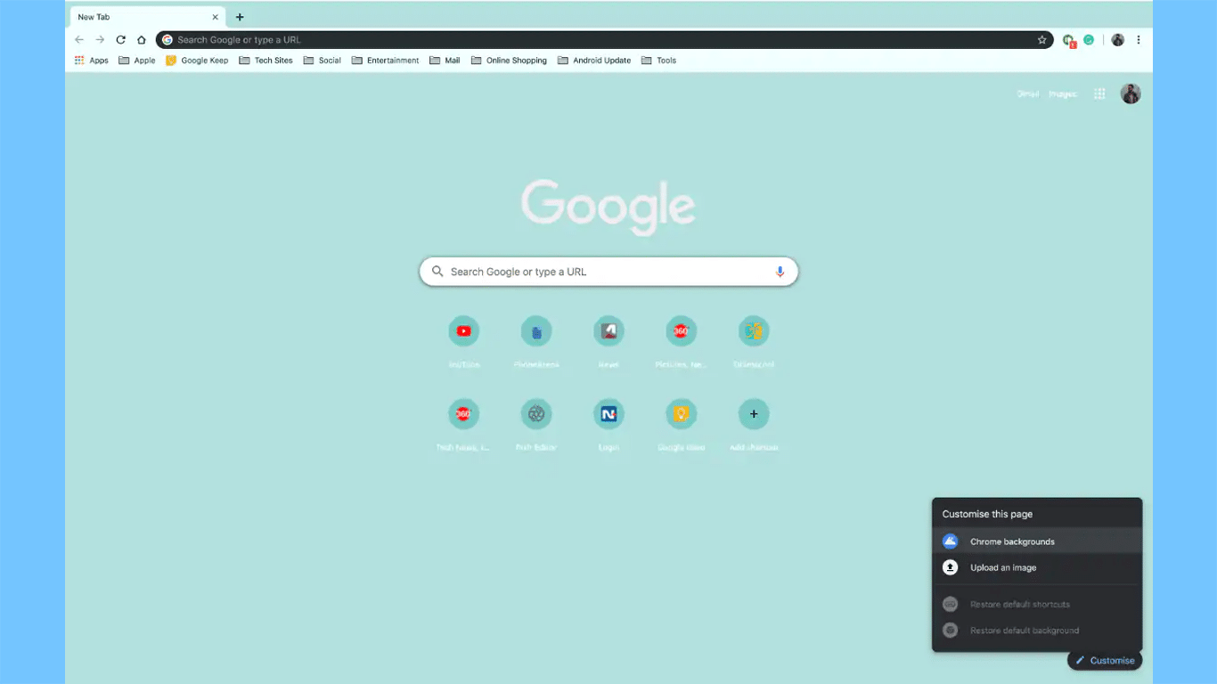 الإصدار التالي من "جوجل كروم" سيسمح للمستخدمين باختيار سمات ألوان مخصصة