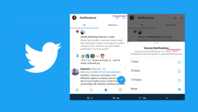 تويتر تختبر زر "غفوة الإشعارات" لمدة تصل إلى 12 ساعة