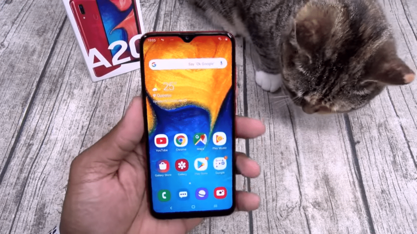 مواصفات فنية وتقنية لجهاز Galaxy A20 من سامسونج