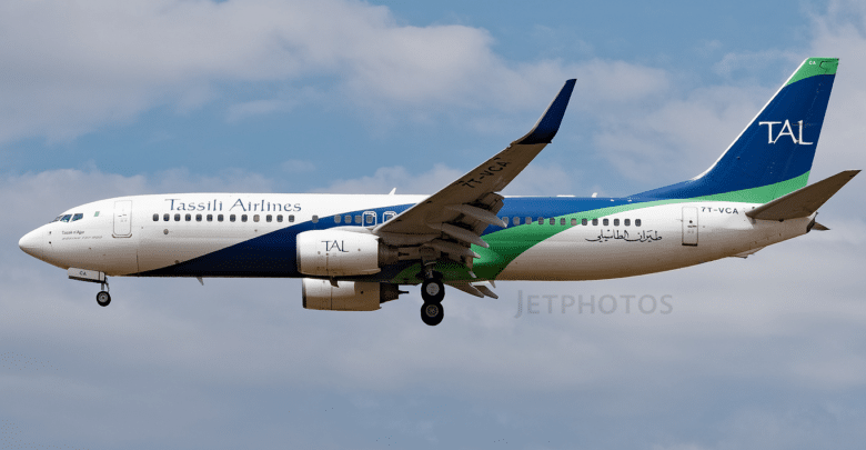 الخطوط الجوية طاسيلي تعلن عن تغيير نهائي لرحلاتها الداخلية
