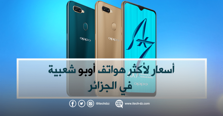 أسعار لأكثر هواتف أوبو شعبية في الجزائر خلال شهر نوفمبر