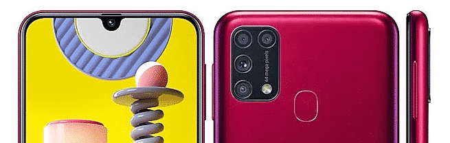 موضع كاميرا جهاز Samsung Galaxy M31